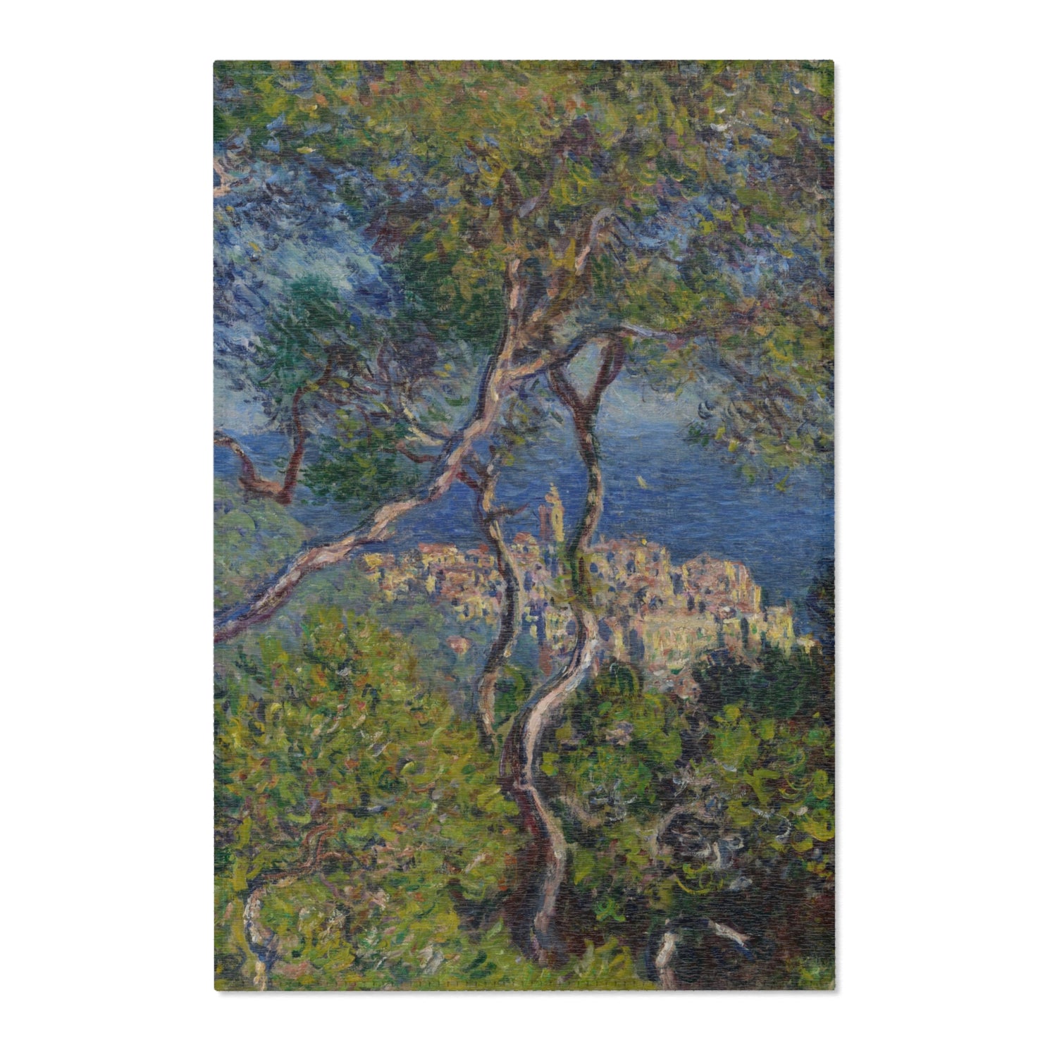 Bordighera - Claude Monet Area Rug