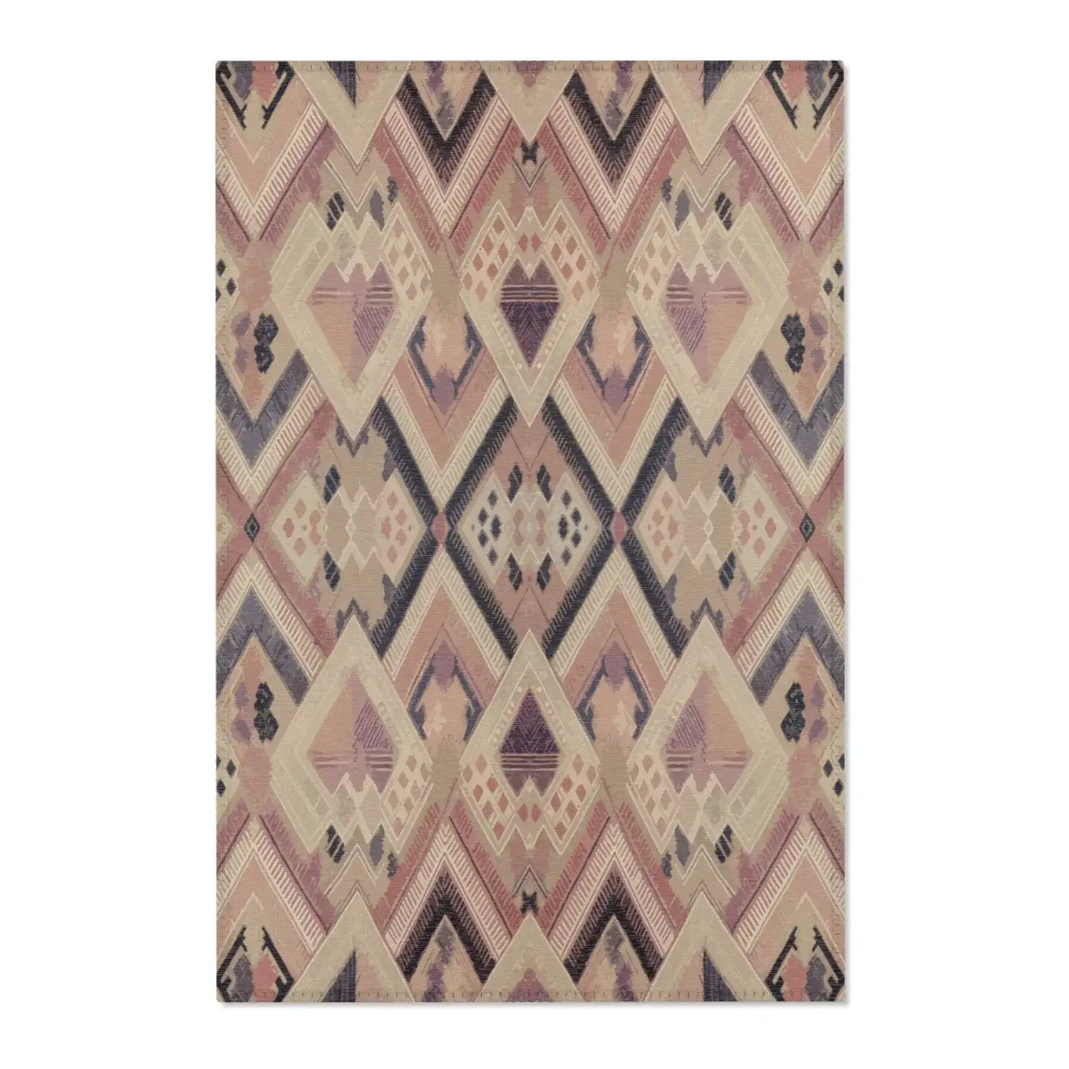 Desert Rose Diamond Accent Rug