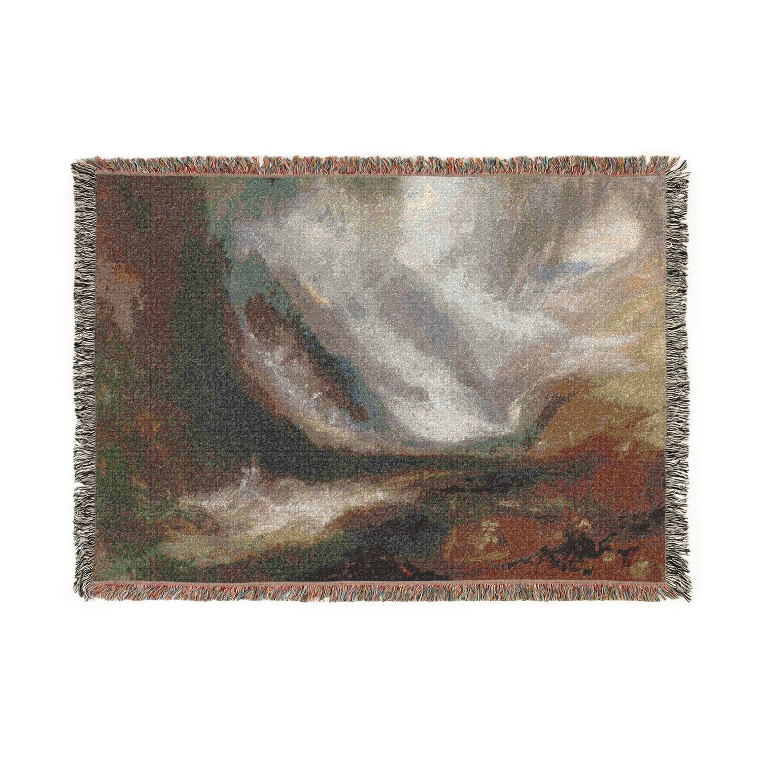 Valley of Aosta Snowstorm, Avalanche - Joseph Mallord William Turner Tapestry Blanket