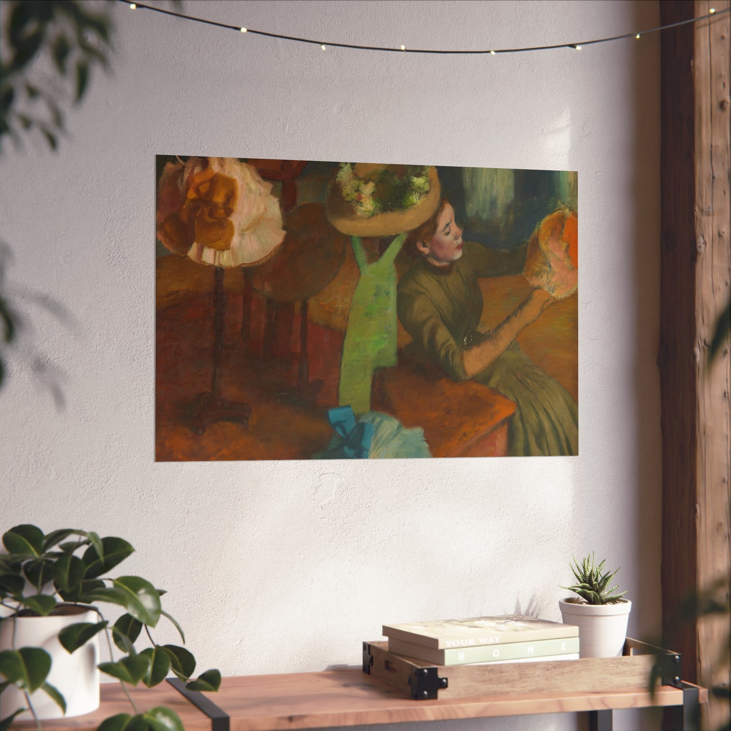 The Millinery Shop - Hilaire Germain Edgar Degas Fine Art Poster