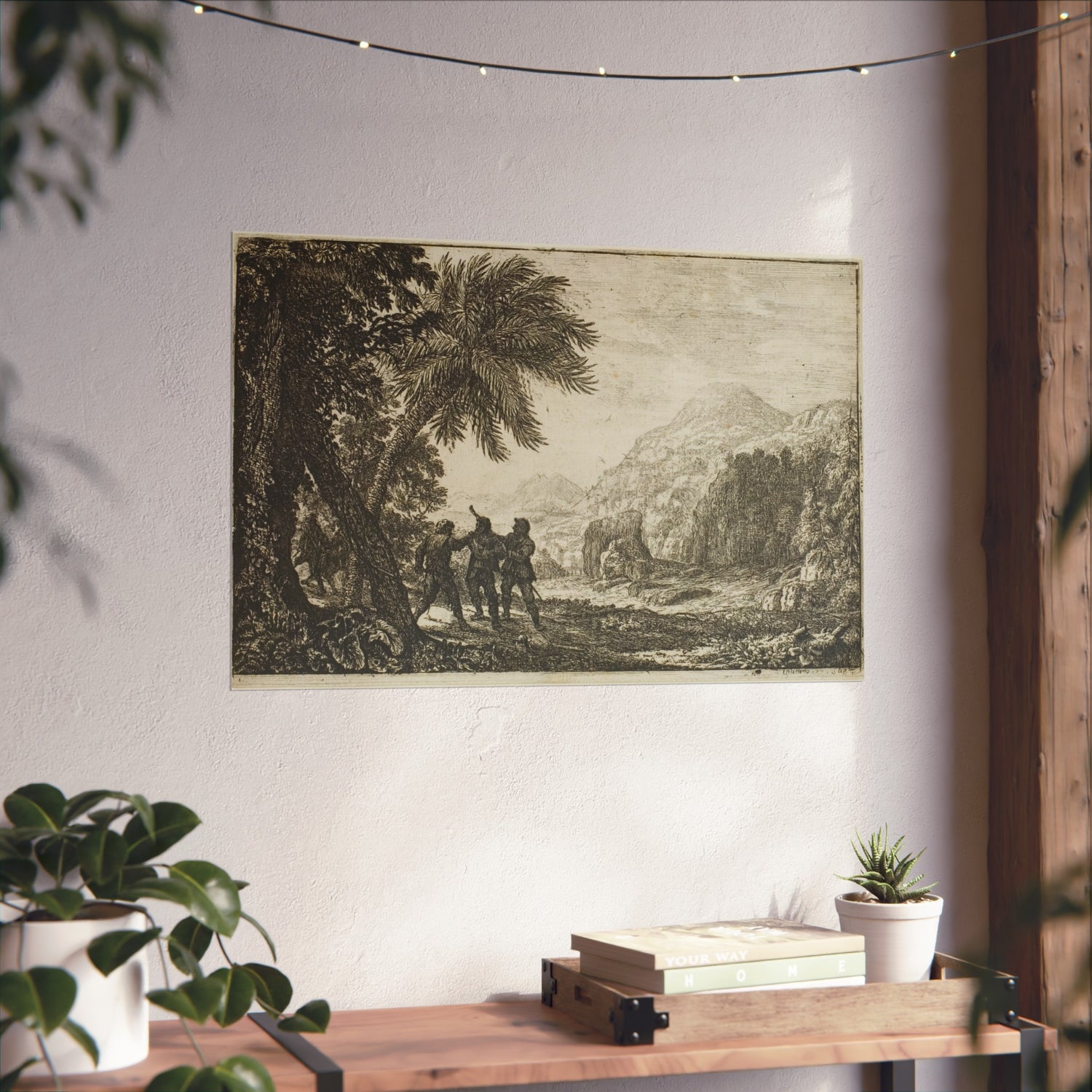 Scene of Brigands - Claude Lorrain Fine Art Poster