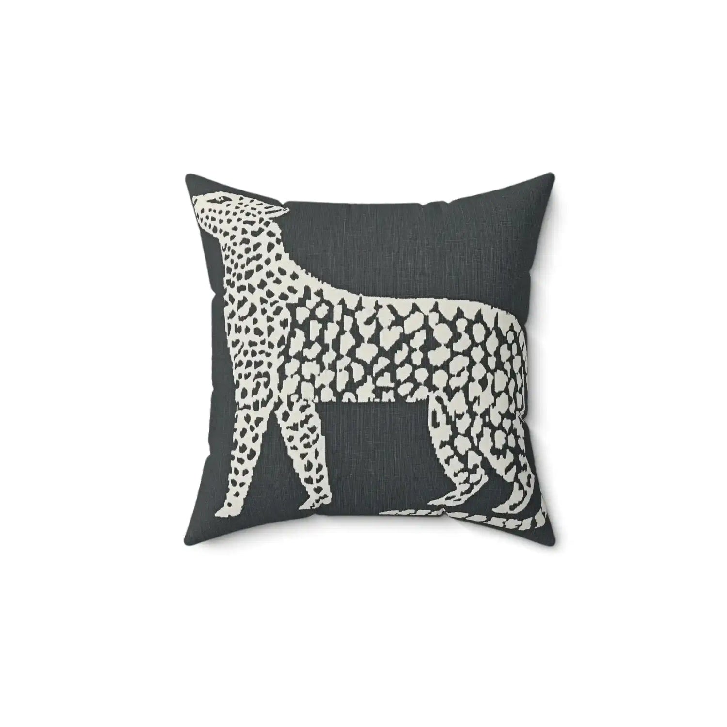 Abstract Leopard Print Throw Pillow