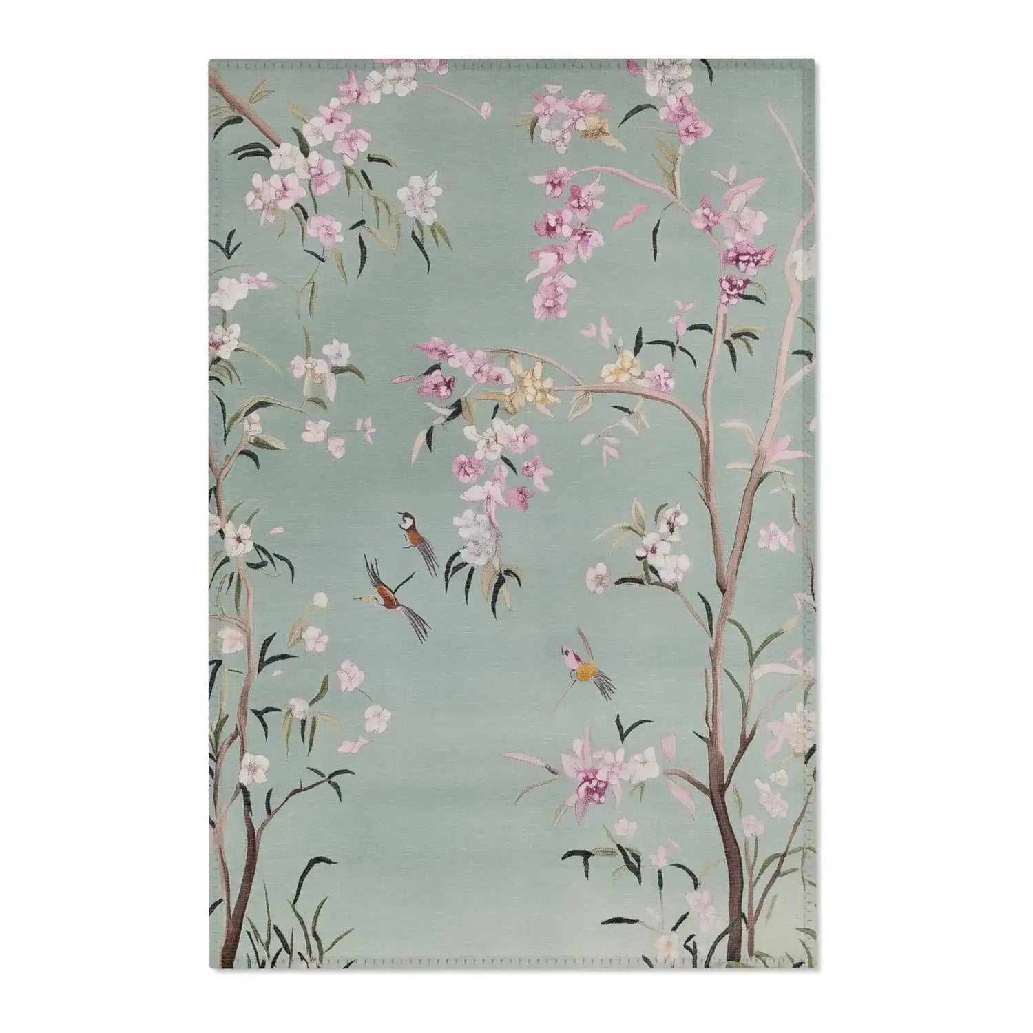 Blooming Birds & Blossoms Accent Rug