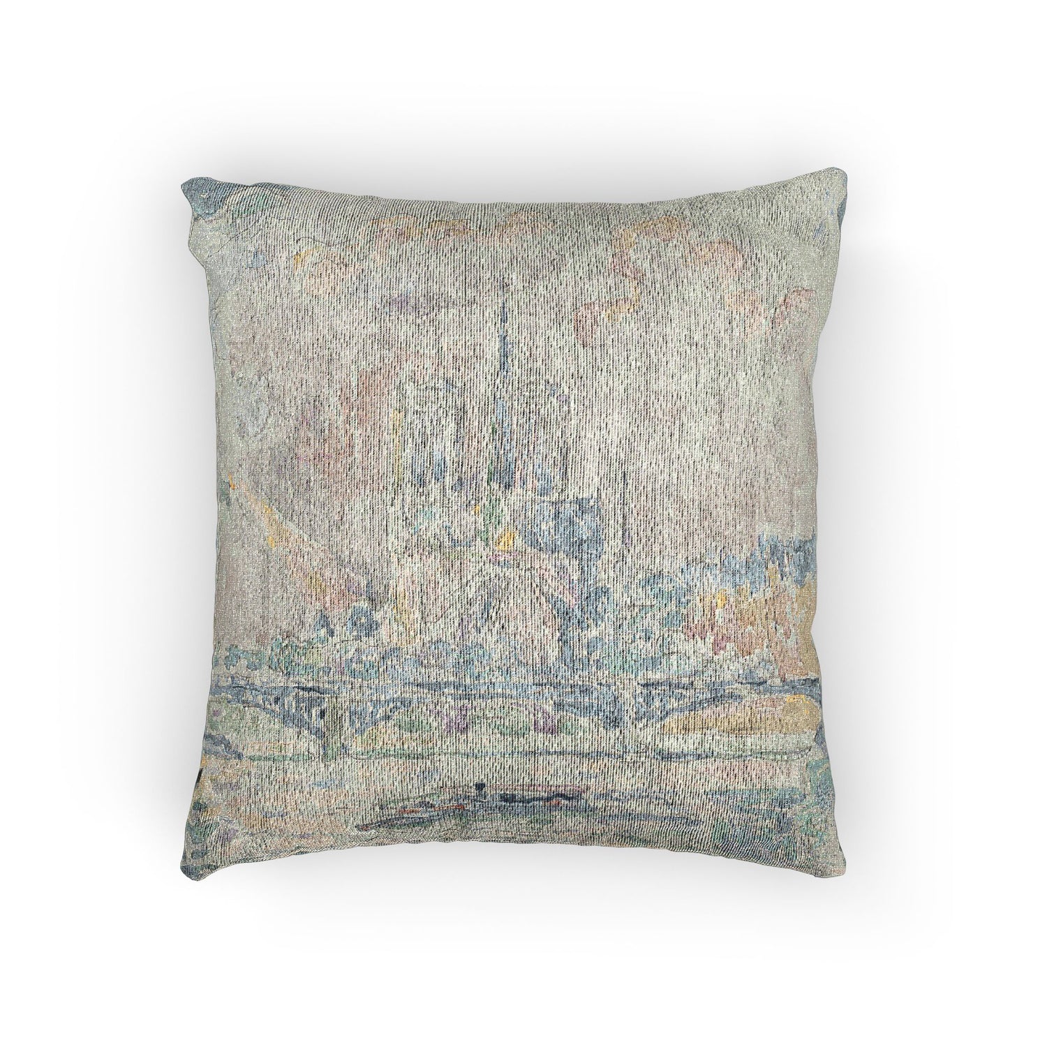 Paul Signac - Notre Dame | Woven Pillow