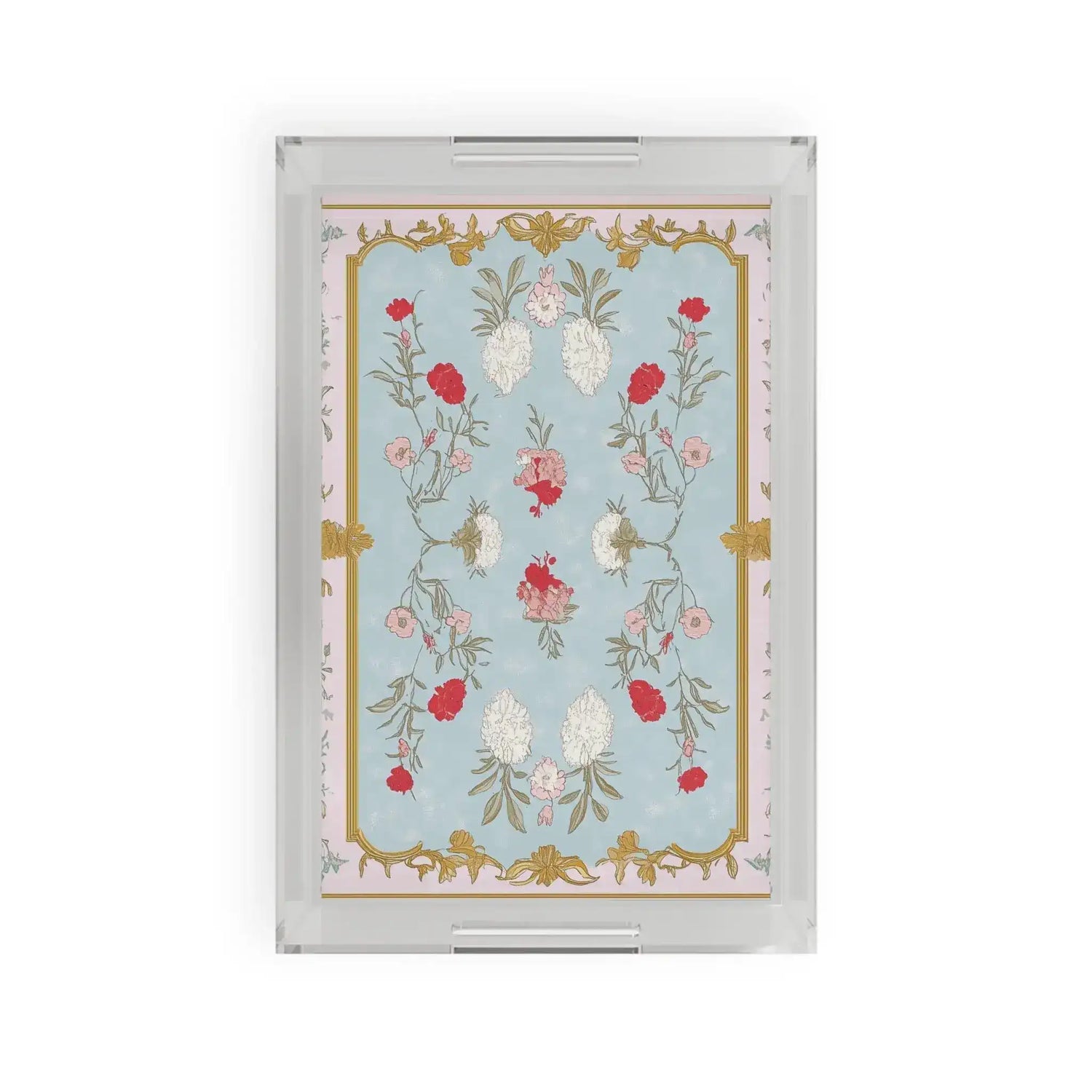 Baroque Garden Blooms Serving Tray
