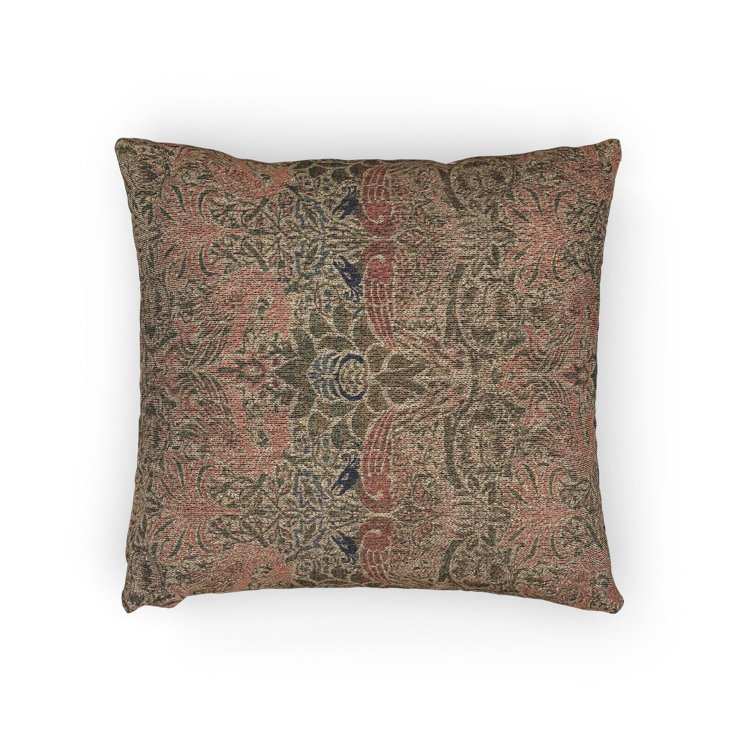 Peacock and Dragon - William Morris Pillow