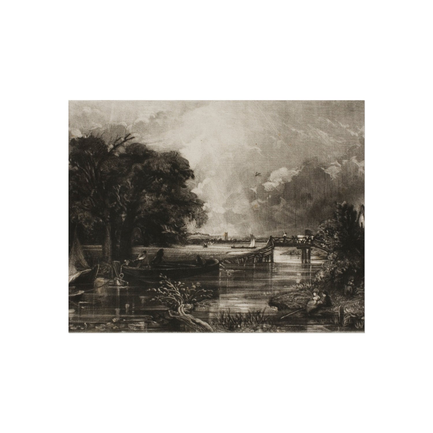River Stour, Suffolk - David Lucas Fine Art Poster