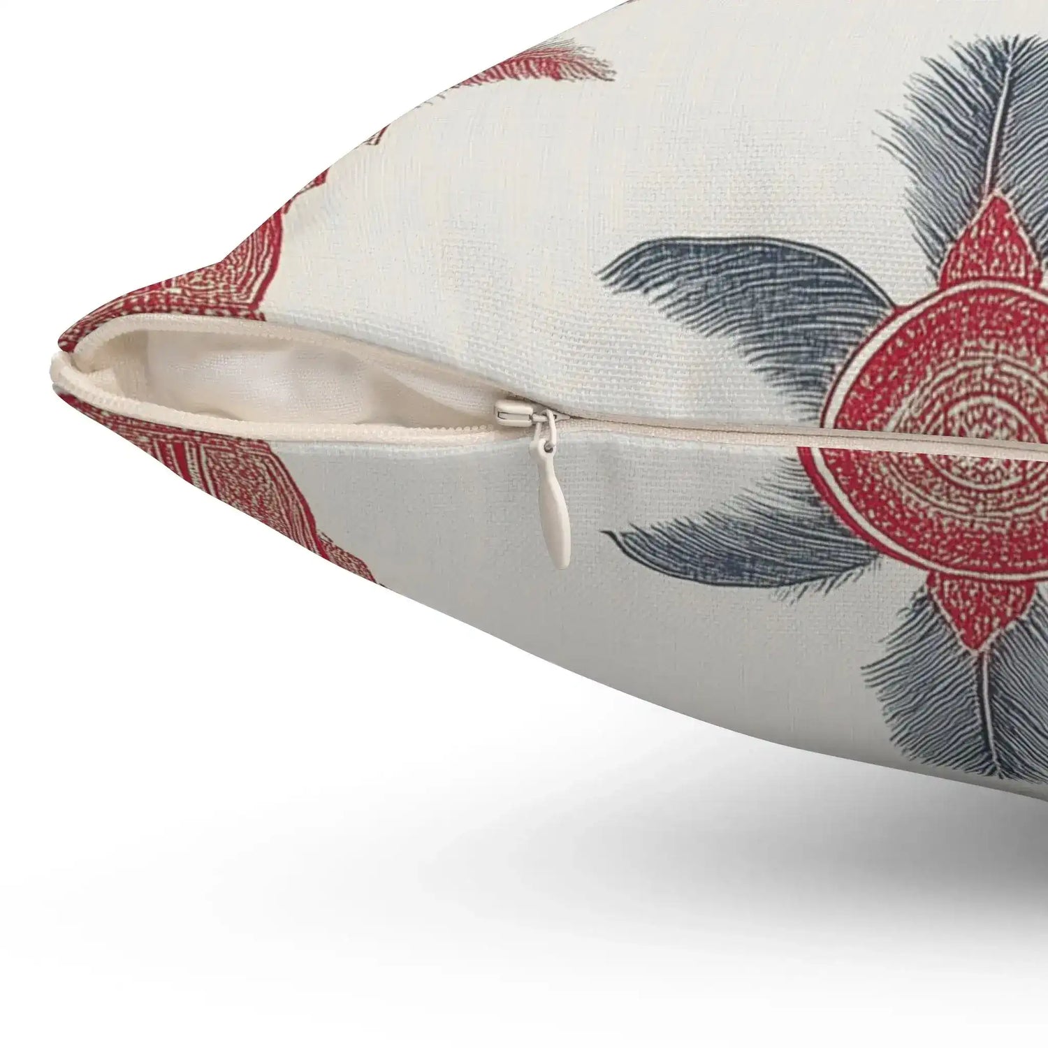 Serene Thai Monk Throw Pillow