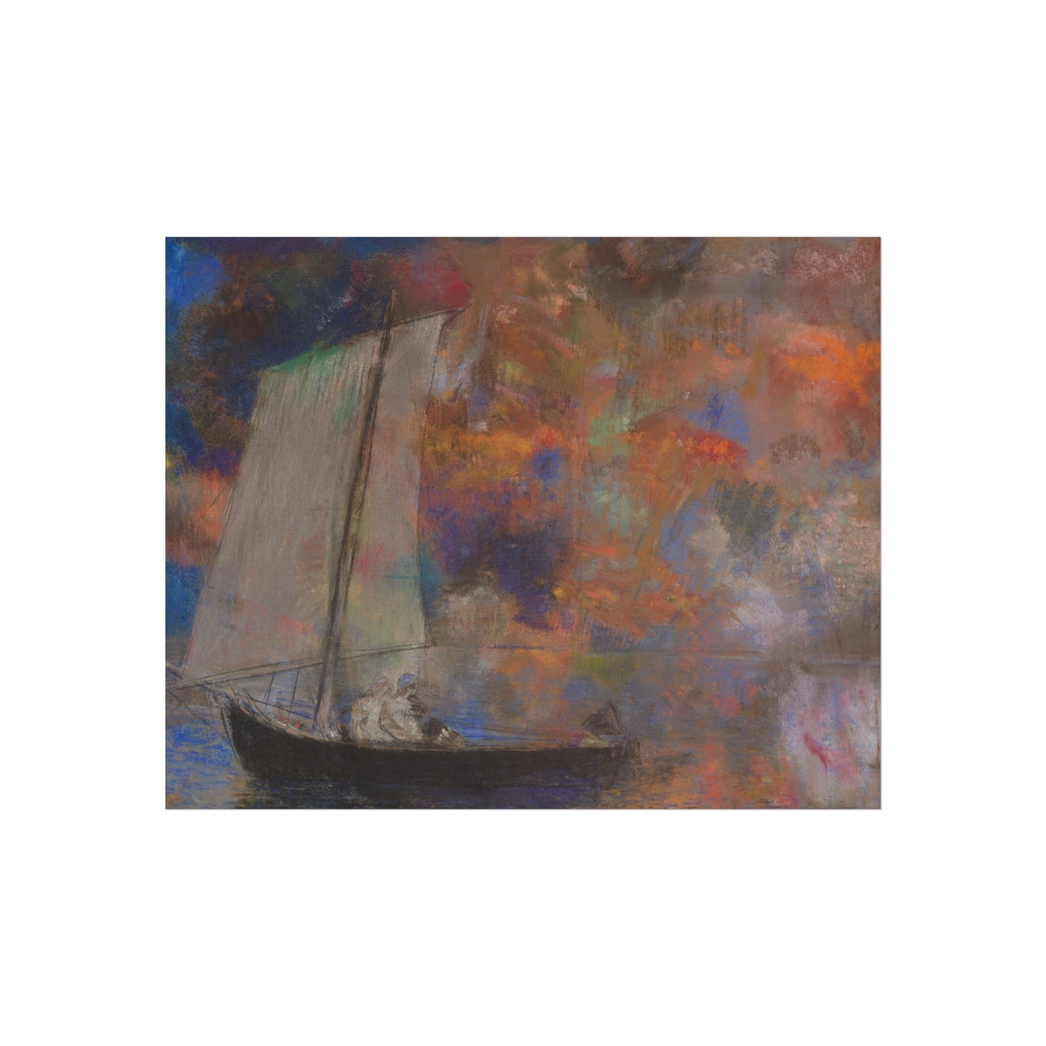 Odilon Redon - Flower Clouds | Fine Art Poster