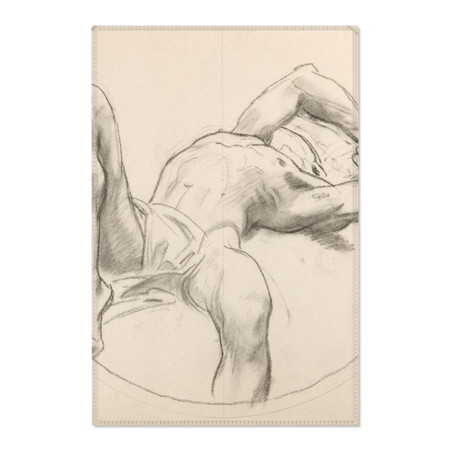 Bound Man - John Singer Sargent Area Rug