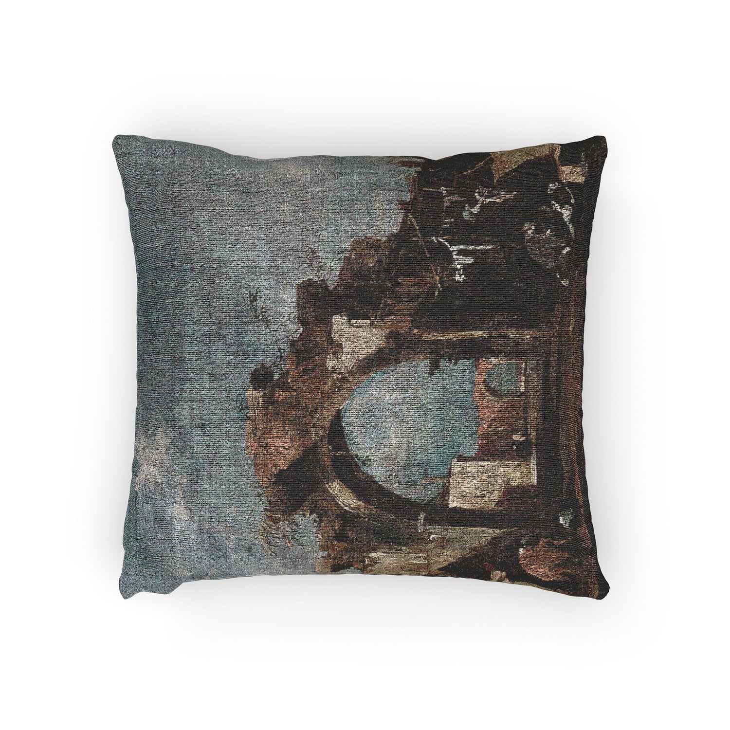 Ruined Archway - Francesco Guardi Pillow