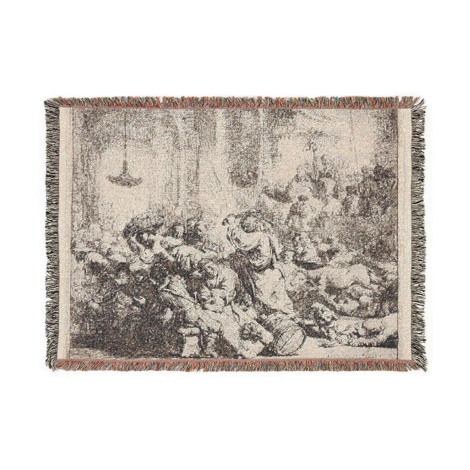 Christ Driving the Money Changers from the Temple - Rembrandt van Rijn Tapestry Blanket