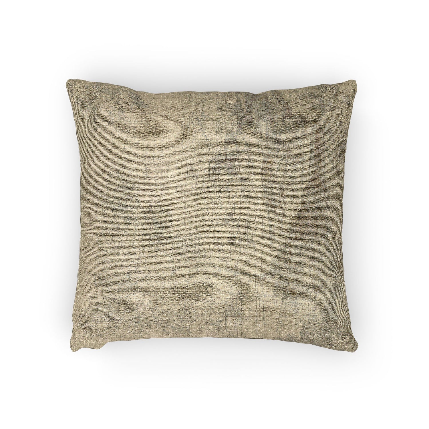 Follower of Nicolas Poussin - Italianate Landscape with Buildings | Woven Pillow