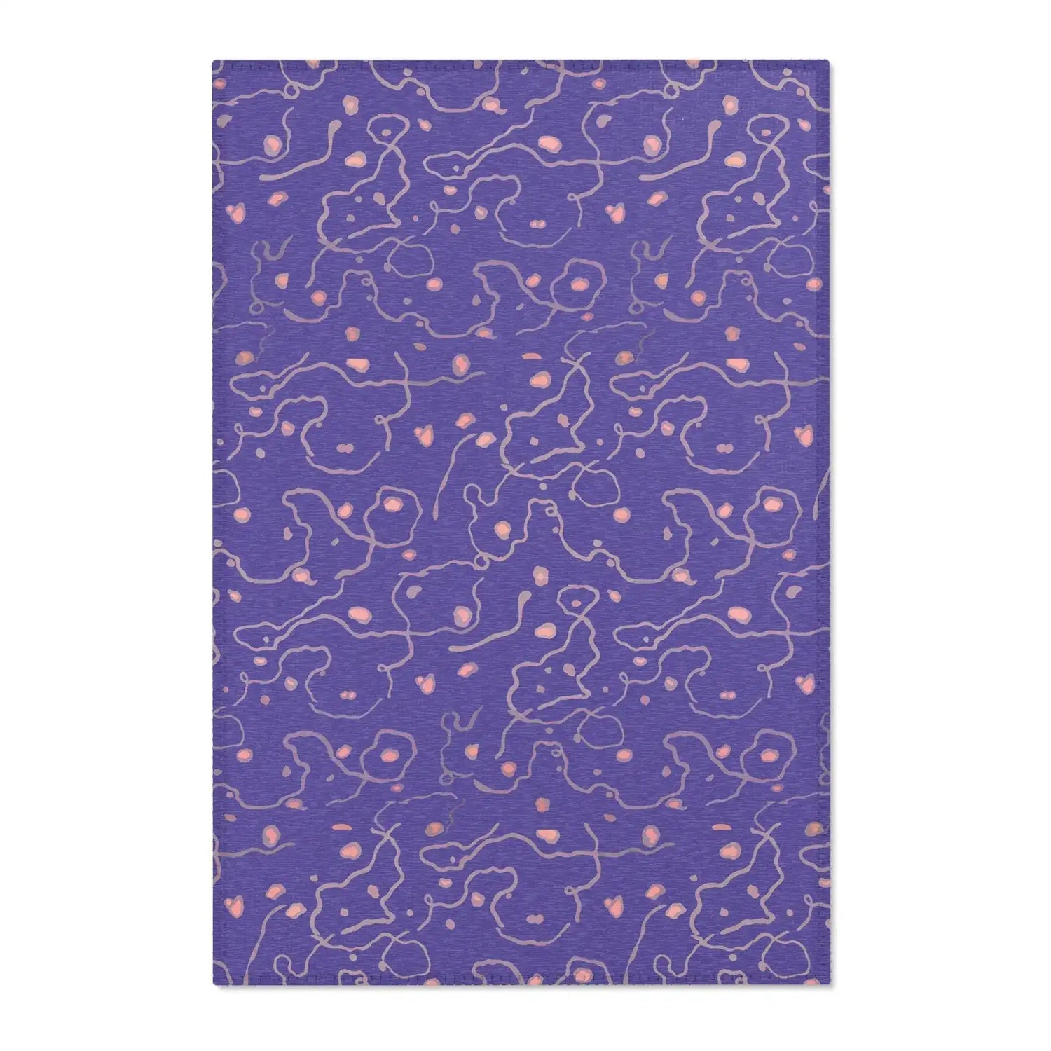Violet Blossom Drift Accent Rug