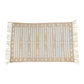 Enhance your space with understated elegance using the "Handwoven Light Taupe and White Traditional Cotton Rug with Fringes." Its classic traditional design in light taupe and white exudes sophistication and charm, while the fringes add a touch of whimsy. Handcrafted with care, this rug brings both style and comfort to any room in your home.