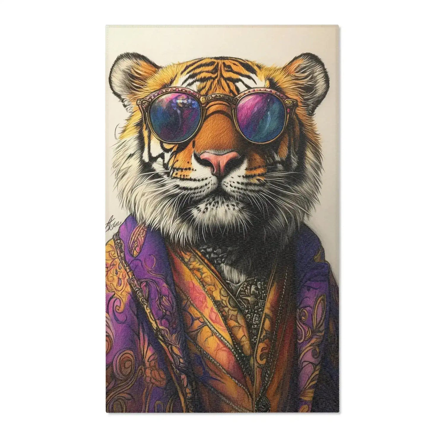 Royal Stripes Luxe Tiger Accent Rug