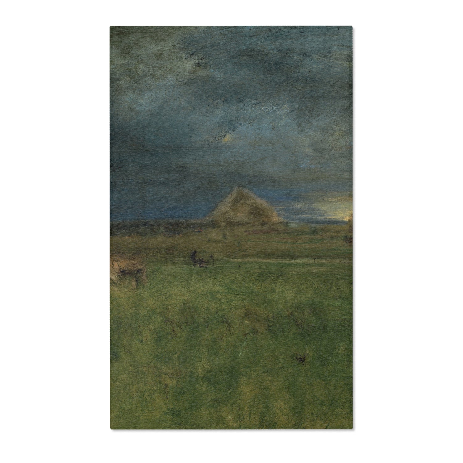 The Lonely Farm, Nantucket - George Inness Area Rug