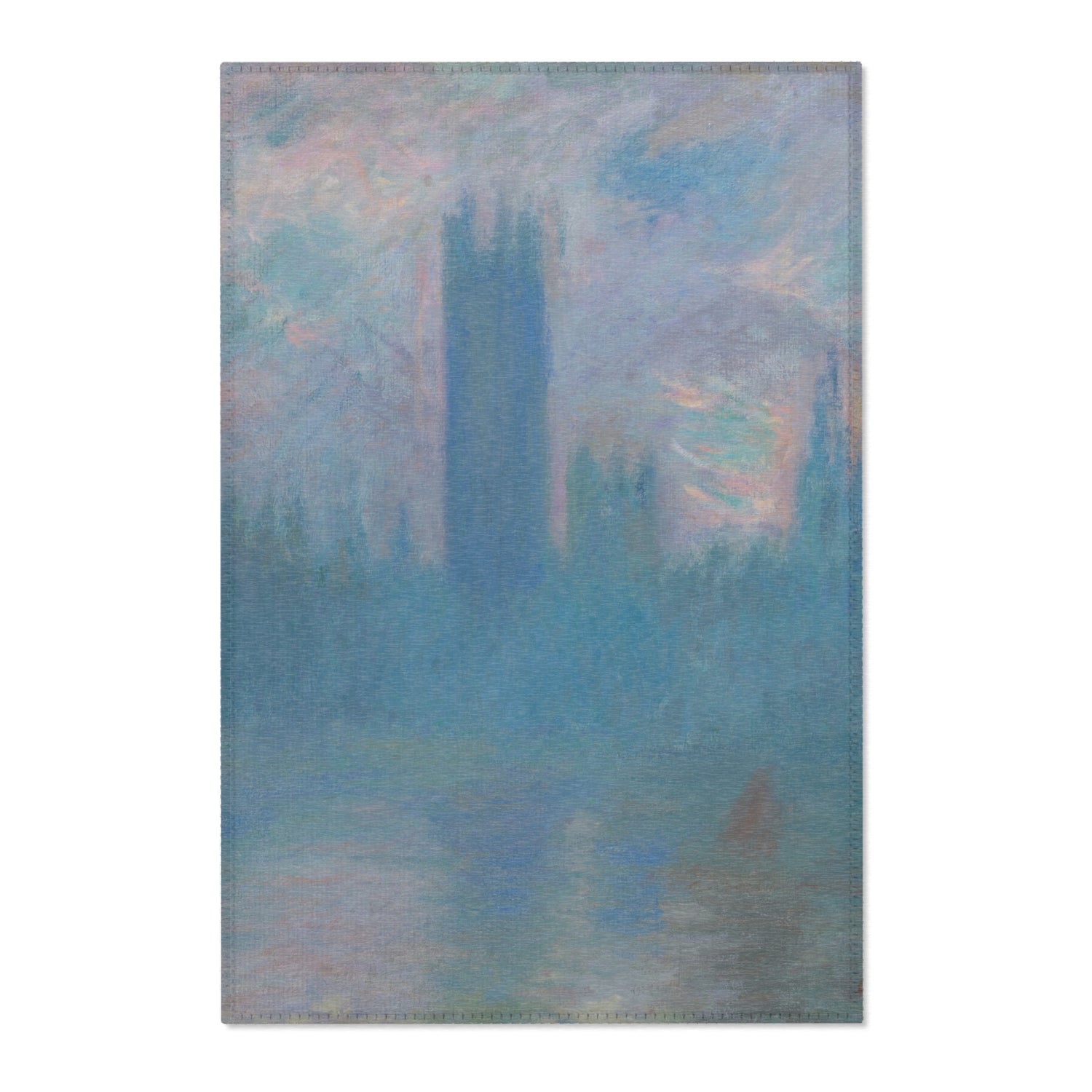 Houses of Parliament, London - Claude Monet Area Rug