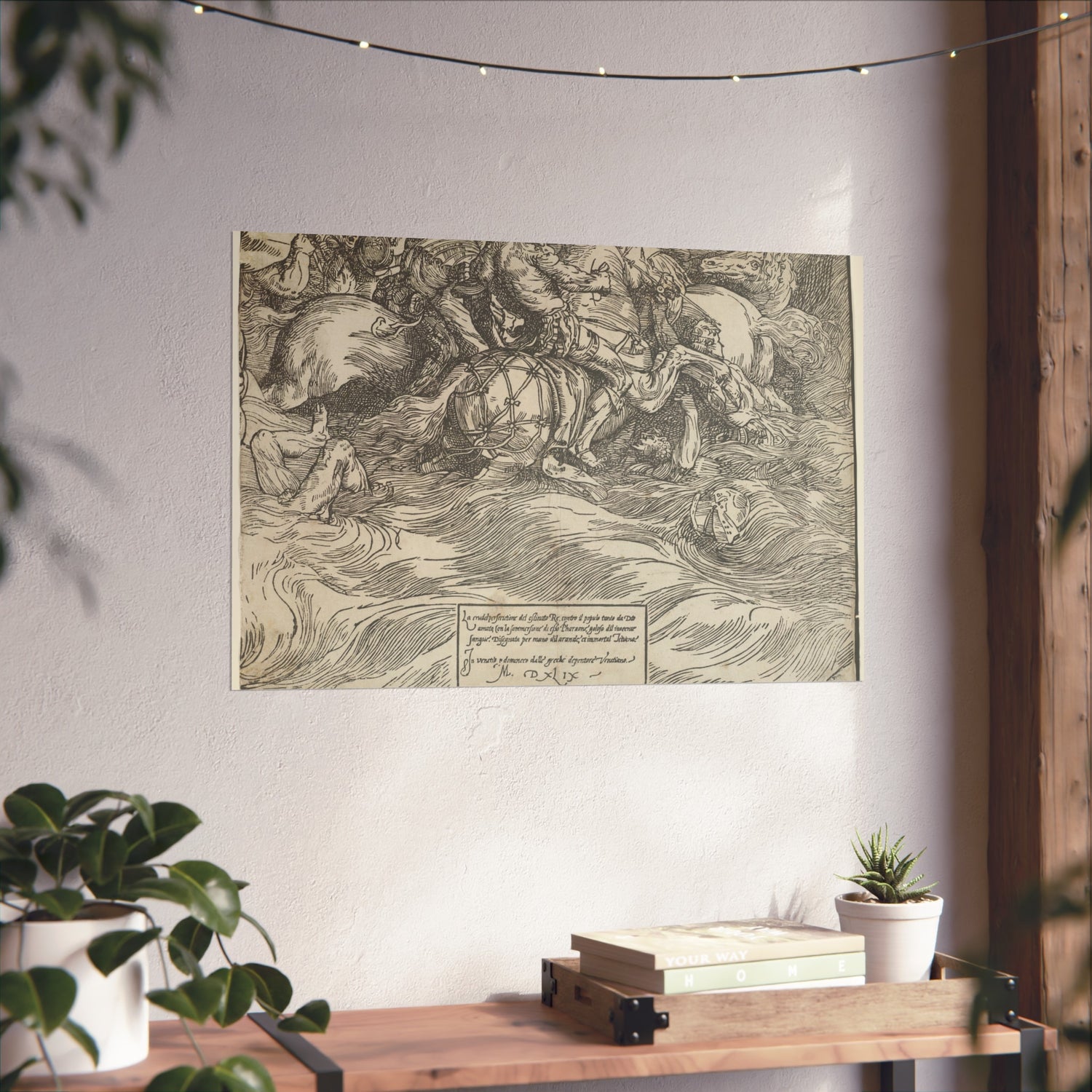 The Submersion of Pharaoh's Army in the Red Sea - Titian Fine Art Poster