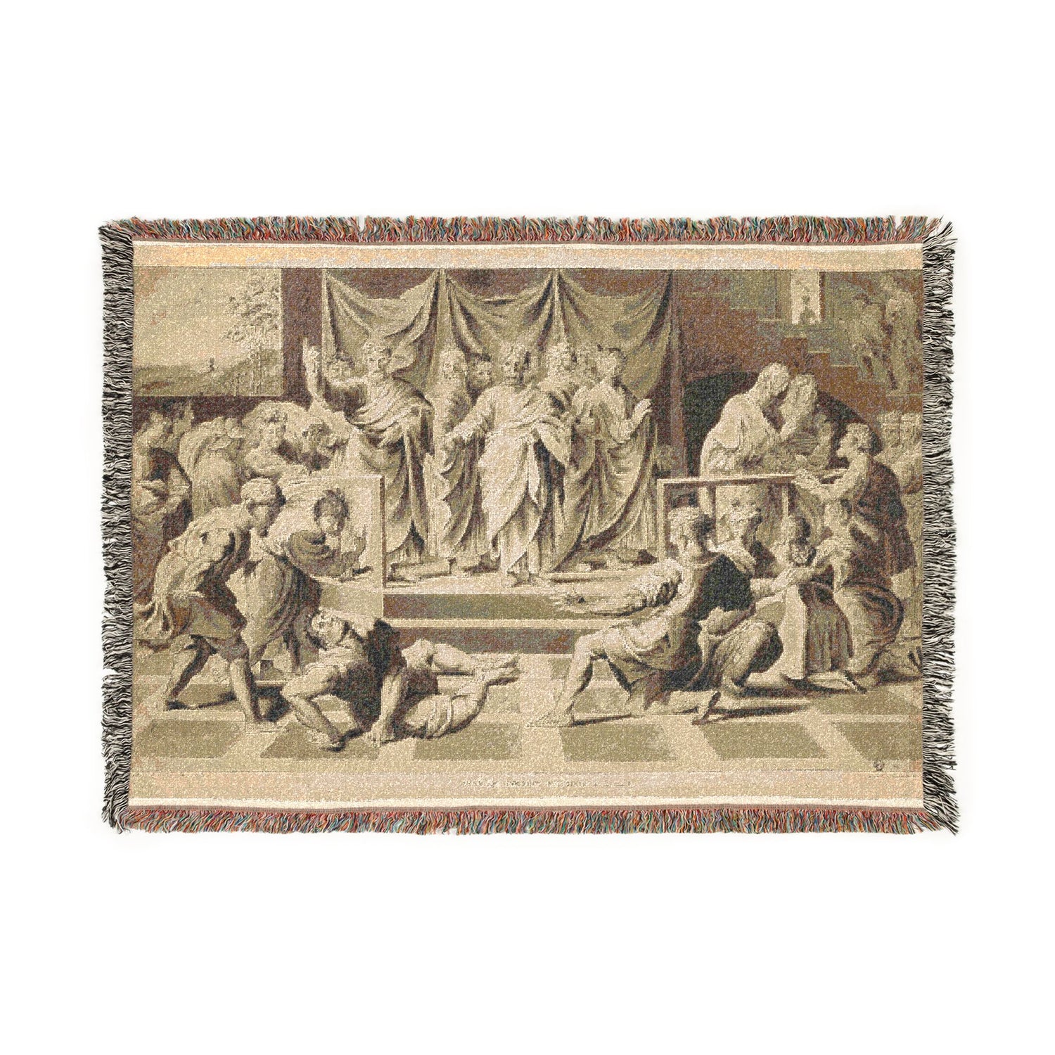 Death of Ananias - John Constable Tapestry Blanket