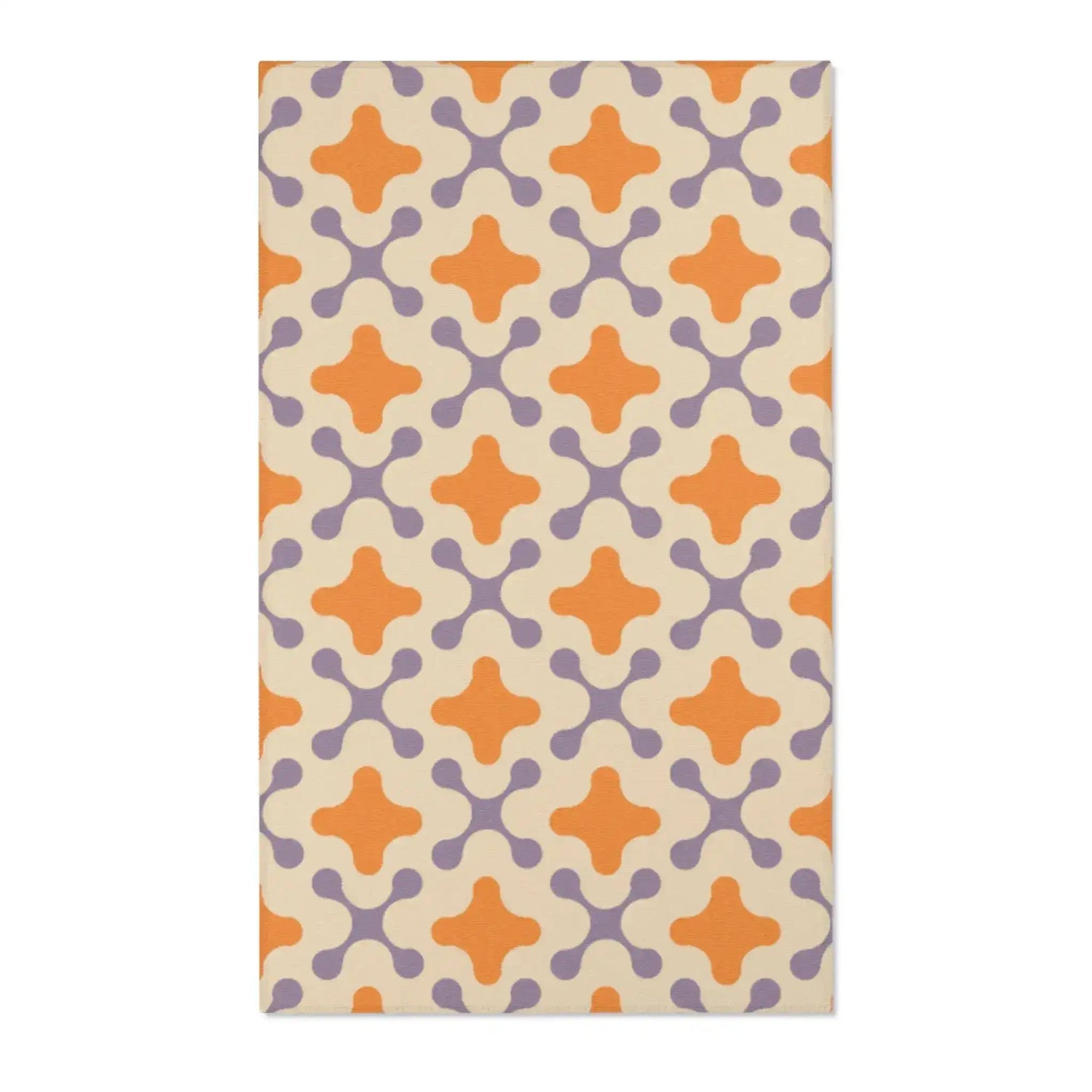 Groovy Tangerine Pop Accent Rug