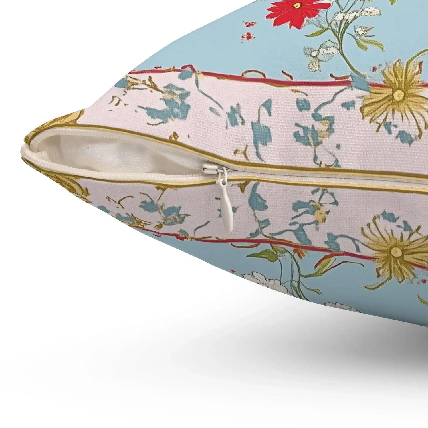 Blossom Court Herons Throw Pillow