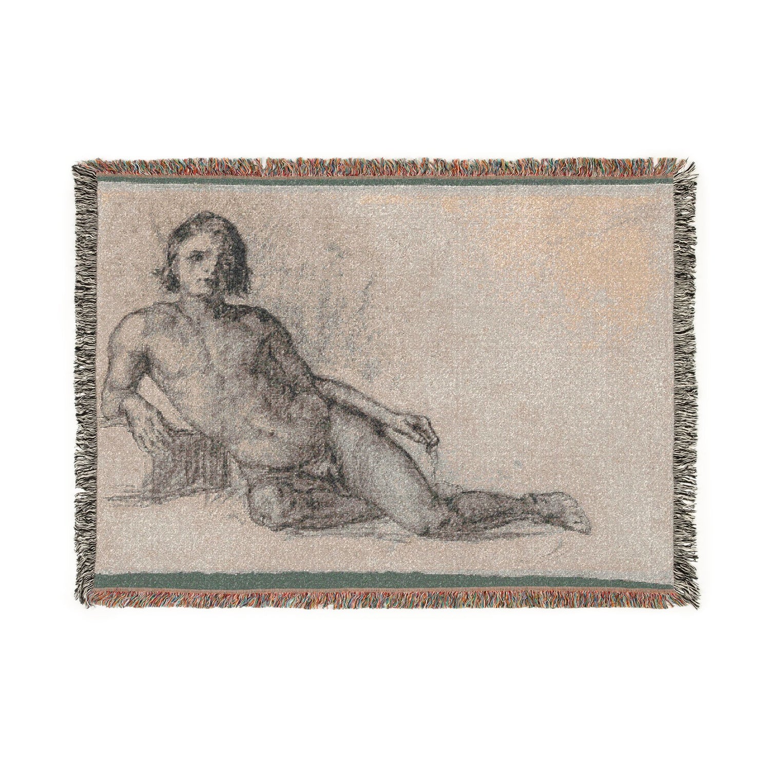 Male Nude - Paul Cezanne Tapestry Blanket