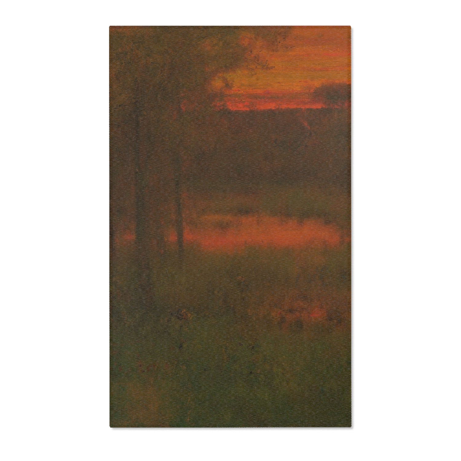 Landscape, Sunset - George Inness Area Rug