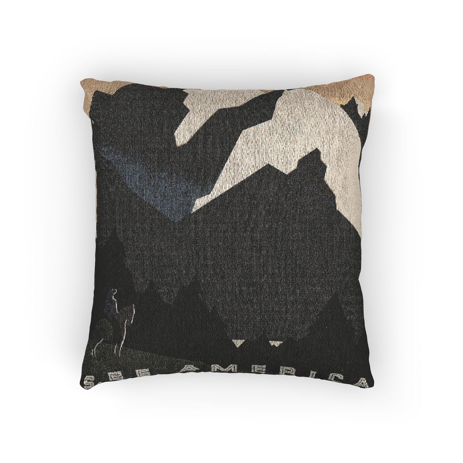 See America Welcome to Montana Pillow