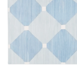 Diamond Blue Classic Dhurrie Cotton Rug