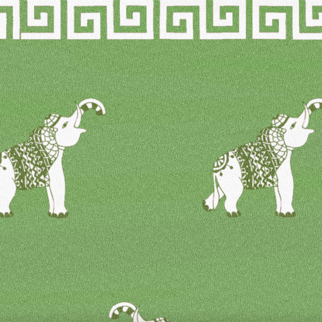 The "Elephants in the Terrace Hand Tufted Rug" is a unique and visually enchanting piece that brings together the grace of elephants with the beauty of intricate terrace and floral motifs. Meticulously crafted through hand-tufting, this rug features a captivating design that tells a story of harmony and natural elegance.