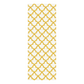 The Golden Art Deco Scale White Tufted Rug is a refined and stylish addition to your home decor. Meticulously crafted, this tufted rug features an Art Deco-inspired design with intricate golden scale-like patterns set against a clean and crisp white background.