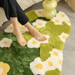 3D Garden Bloom Bath Rug