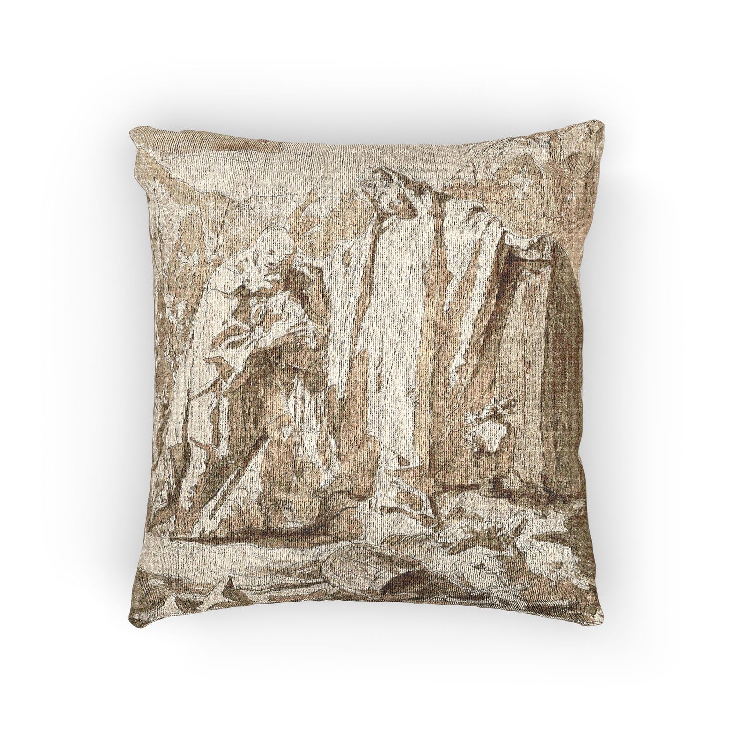 The Meeting of Abraham and Melchizedek - Giovanni Battista Tiepolo Pillow