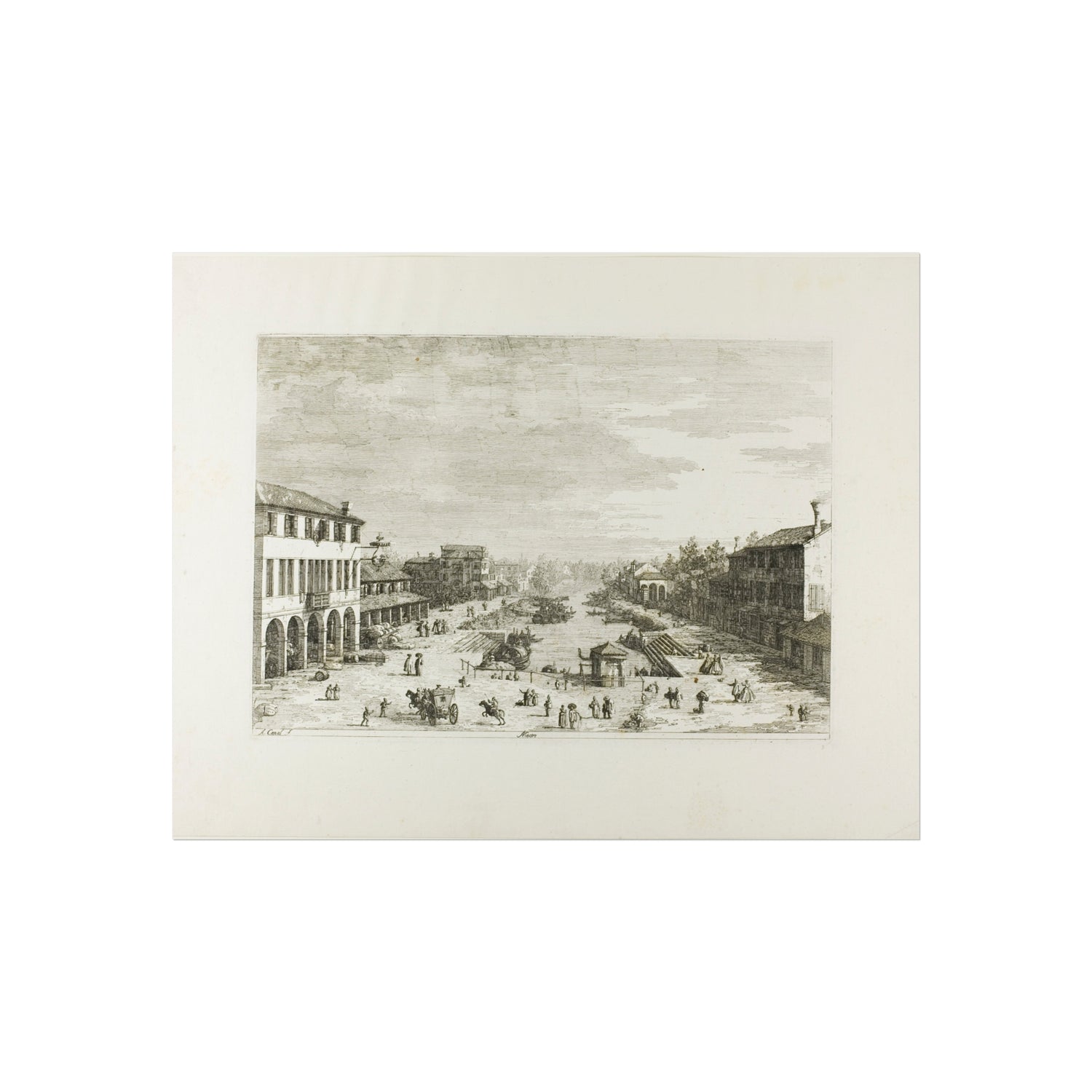 Mestre - Canaletto Fine Art Poster