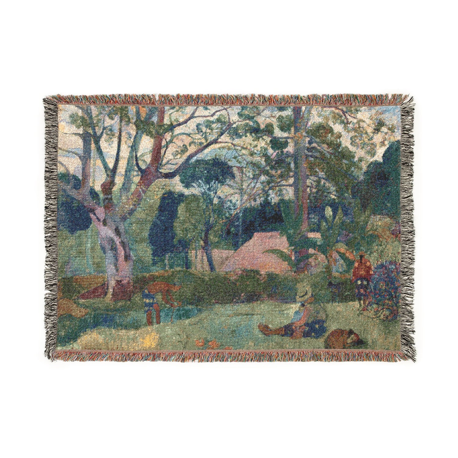 The Big Tree - Paul Gauguin Tapestry Blanket