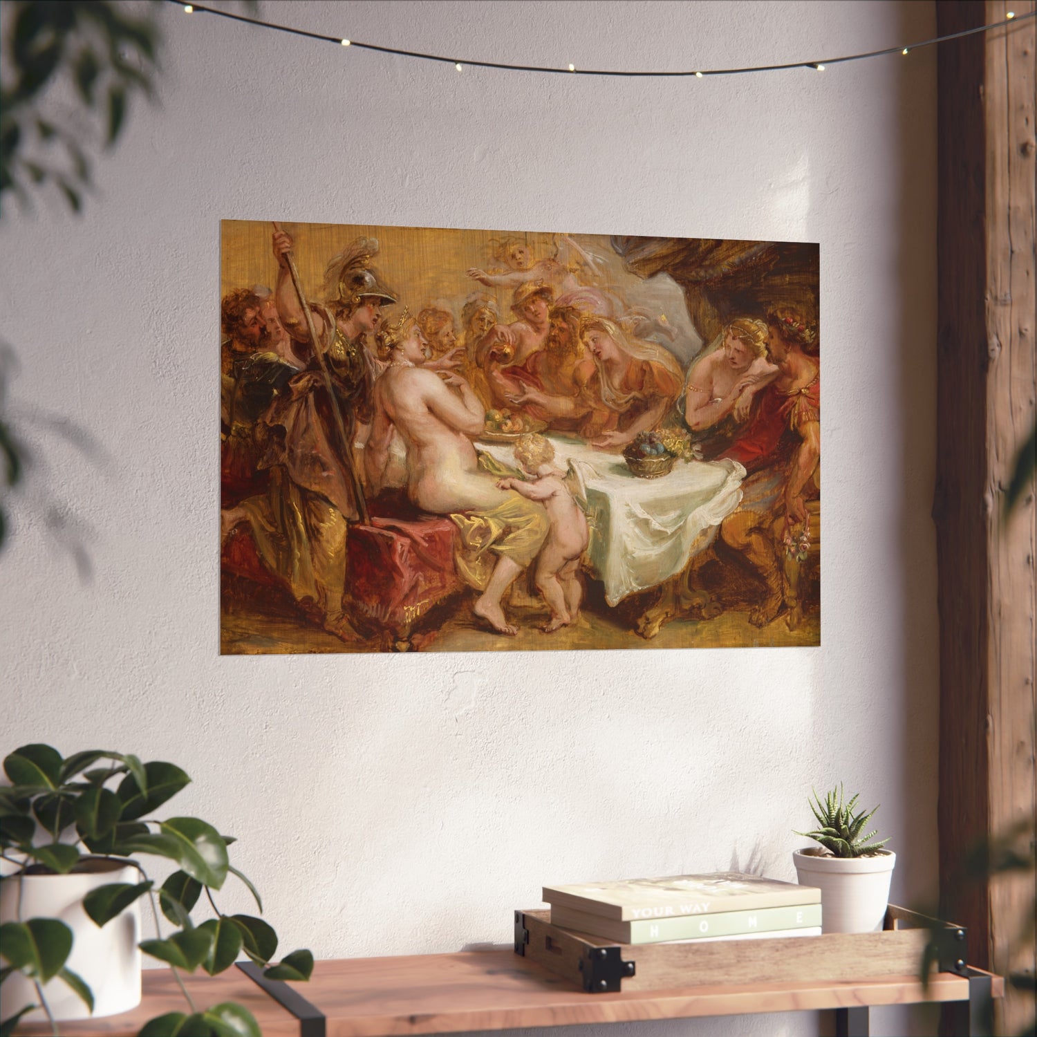 The Wedding of Peleus and Thetis - Peter Paul Rubens Fine Art Poster