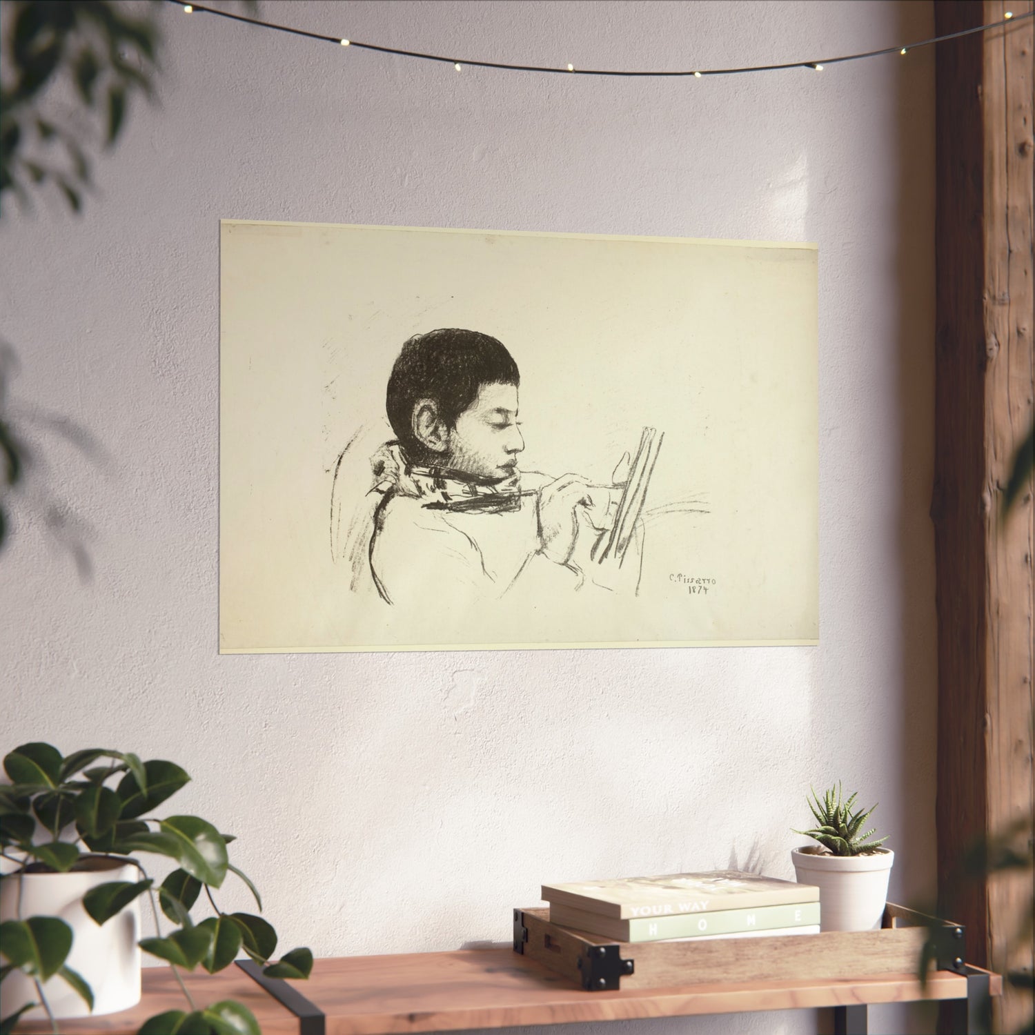 Portrait Lucien Pissarro - Camille Pissarro Fine Art Poster