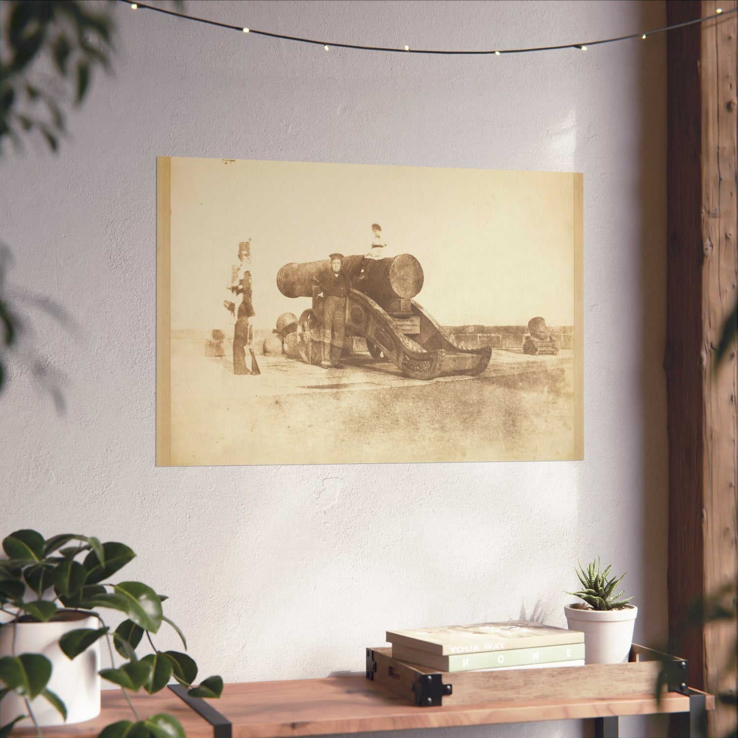 The Cannon 'Mons Meg' at Edinburgh Castle - David Octavius Hill Fine Art Poster