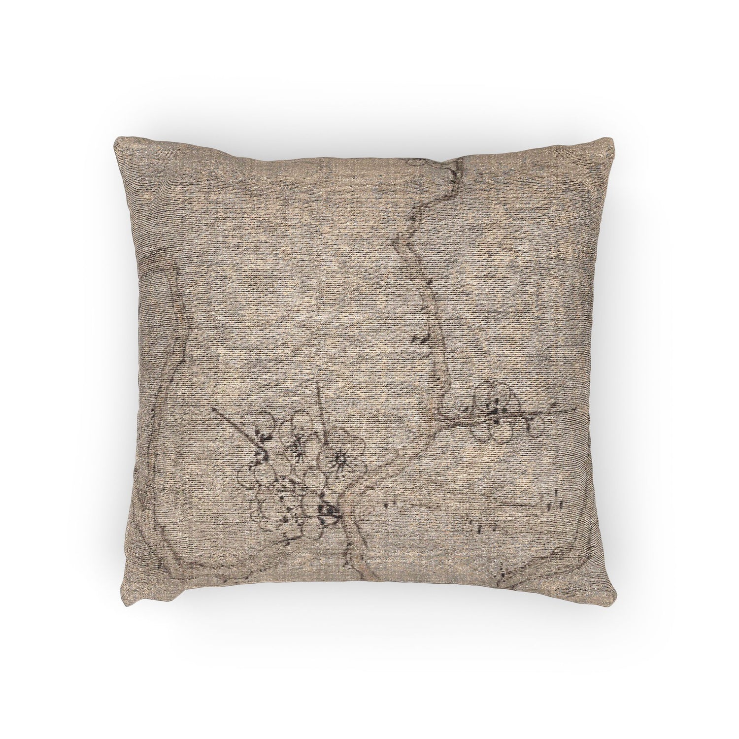 051_prunus-and-bamboo | Woven Pillow - MAIA HOMES