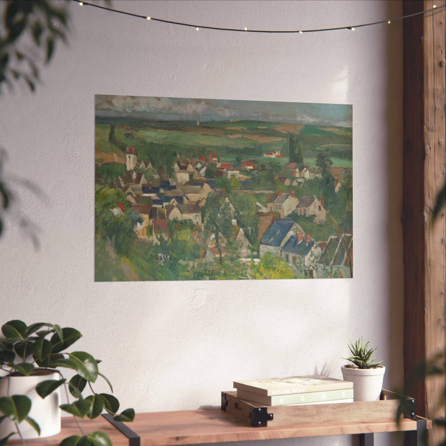 Auvers, Panoramic View - Paul Cezanne Fine Art Poster