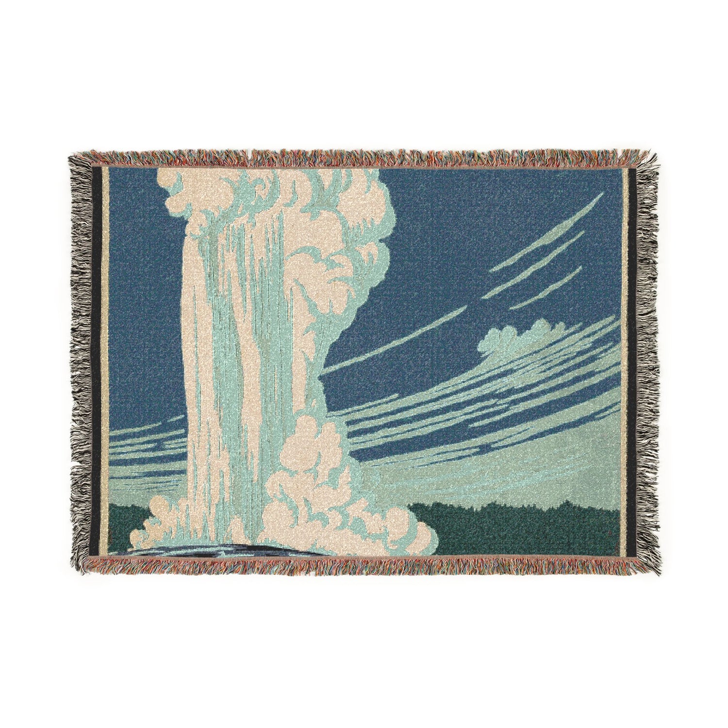 Yellowstone National Park Ranger Naturalist Service Tapestry Blanket