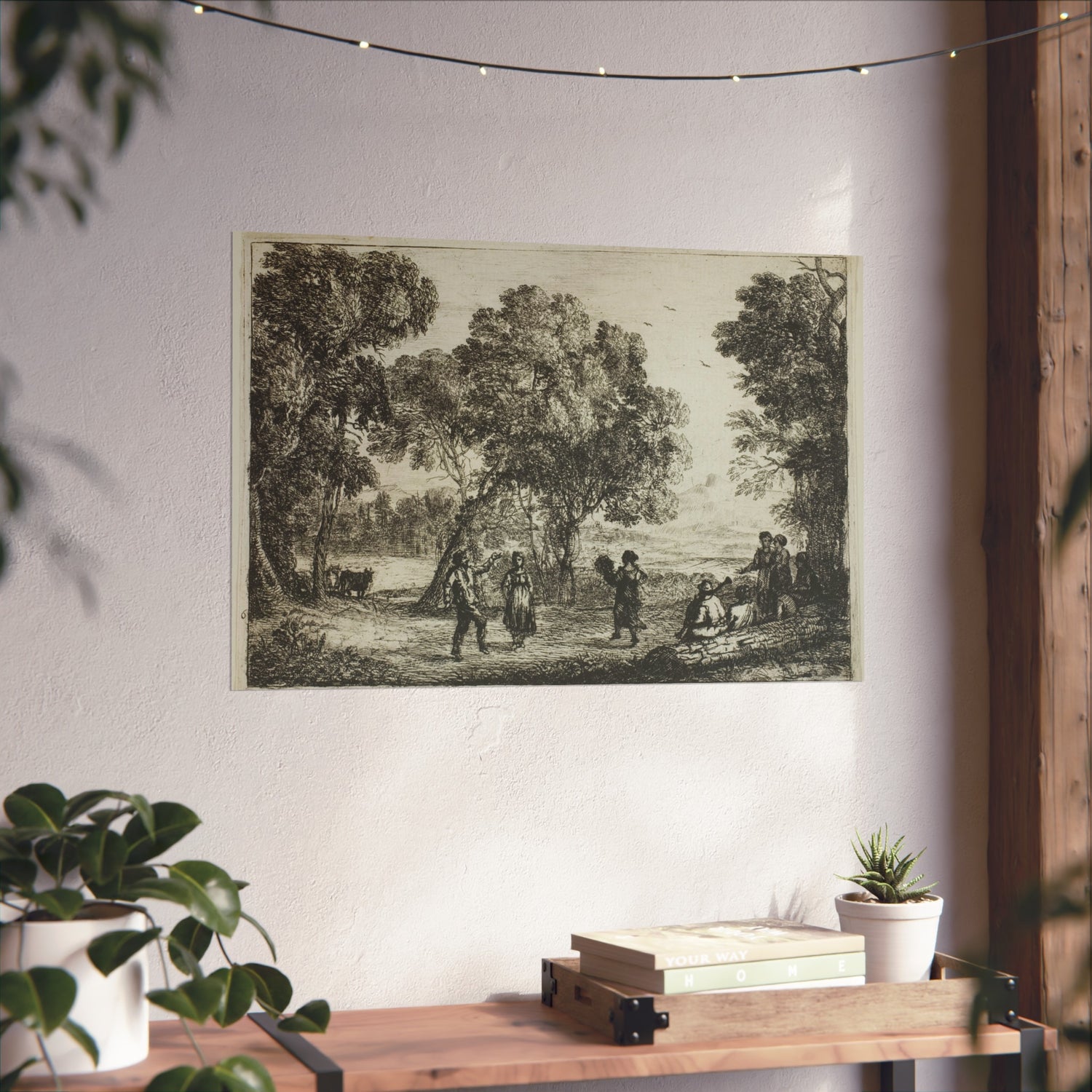 The Country Dance - Claude Lorrain Fine Art Poster