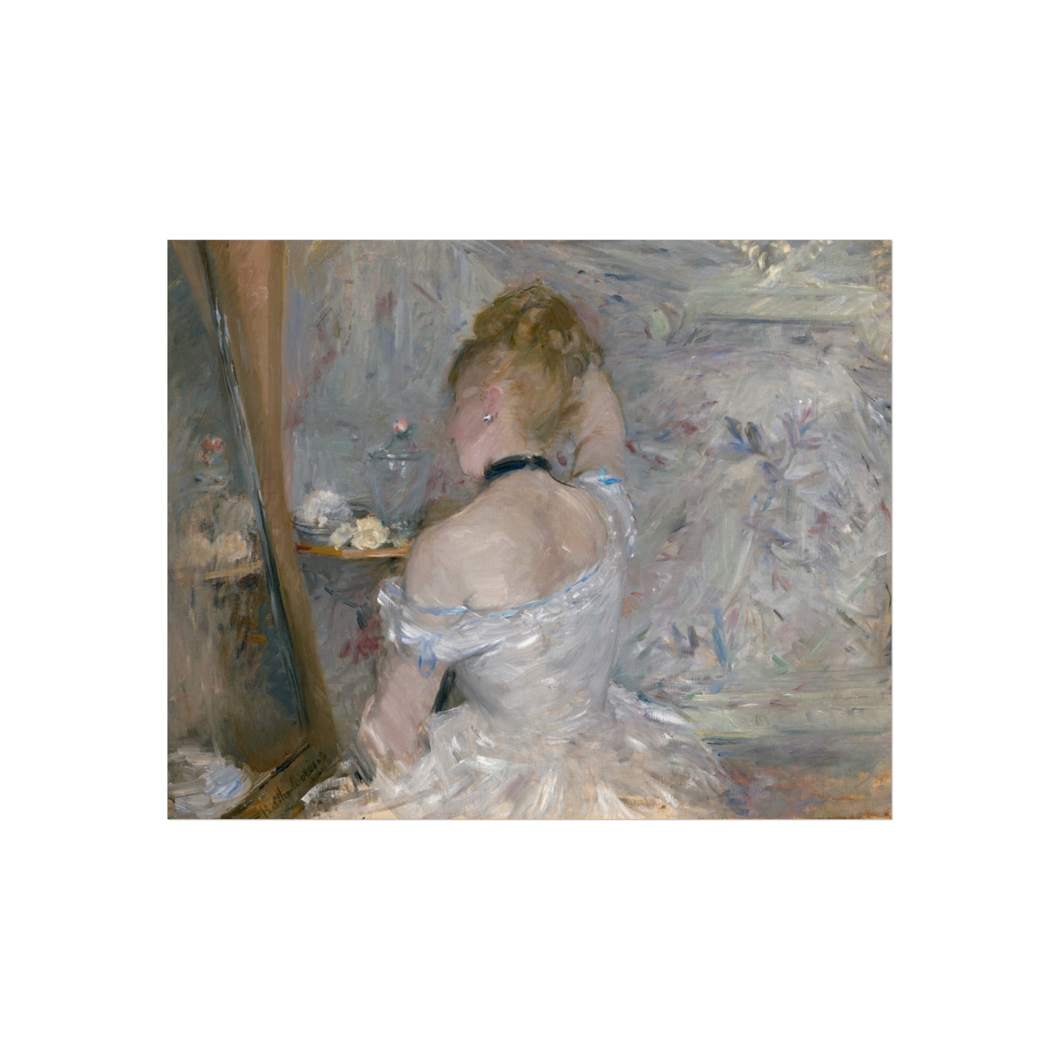 Berthe Morisot - Woman at Her Toilette | Fine Art Poster