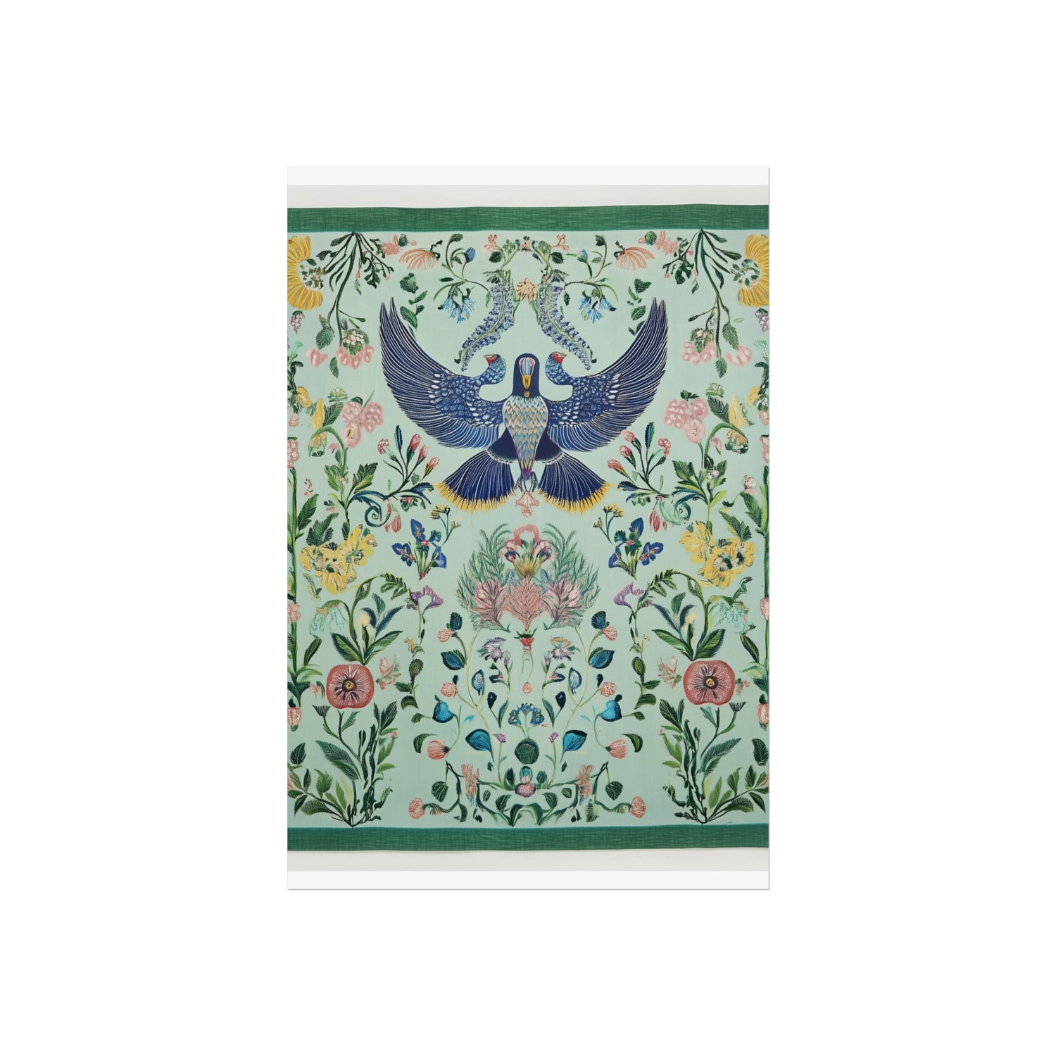 Celestial Aviary Botanical Fine Art Poster