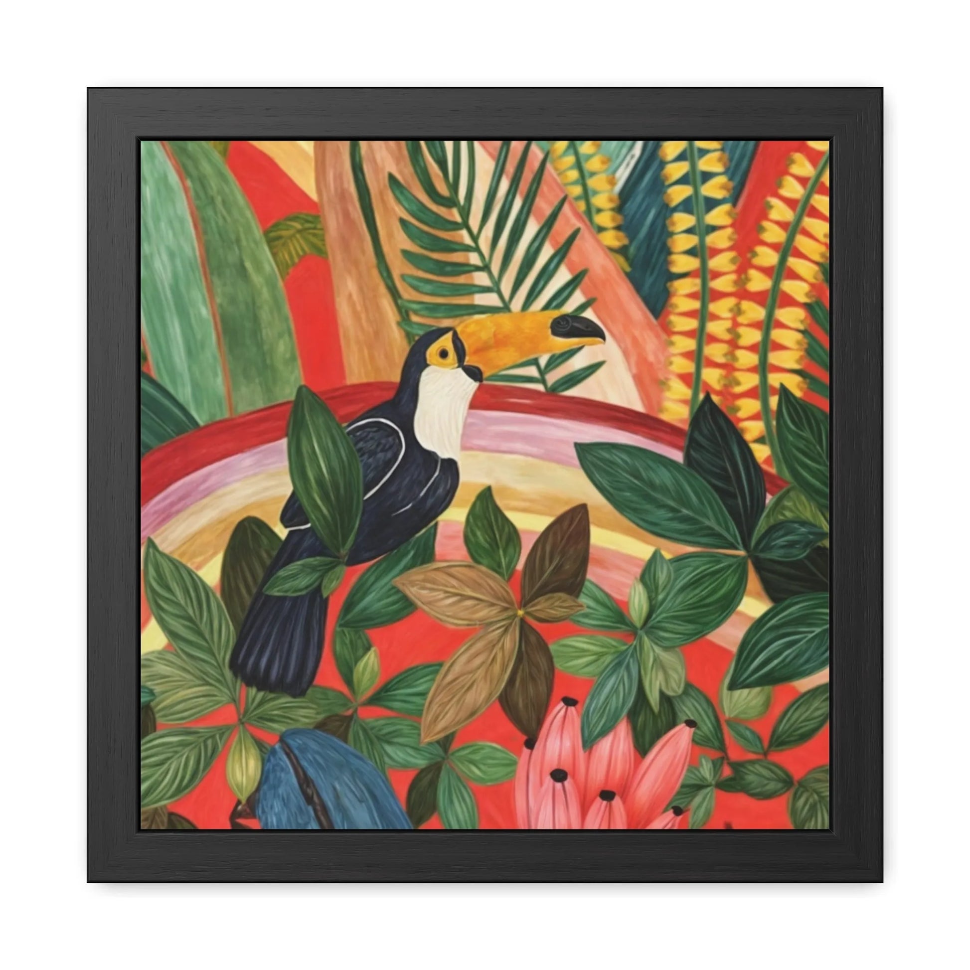 Rainforest Radiance Poster Wall Art 16″ x 16″ Semi Glossy