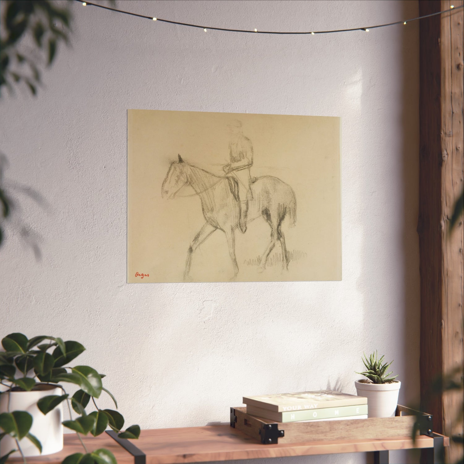 Horse and Rider - Hilaire Germain Edgar Degas Fine Art Poster