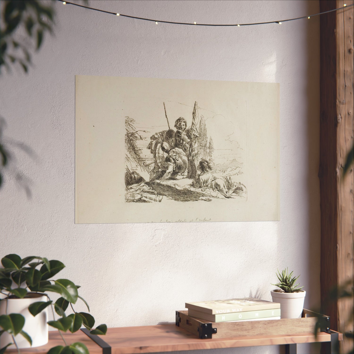 Three Soldiers and a Boy - Giovanni Battista Tiepolo Fine Art Poster