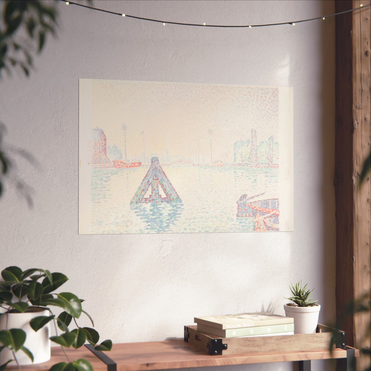 In Holland—The Buoy - Paul Signac Fine Art Poster