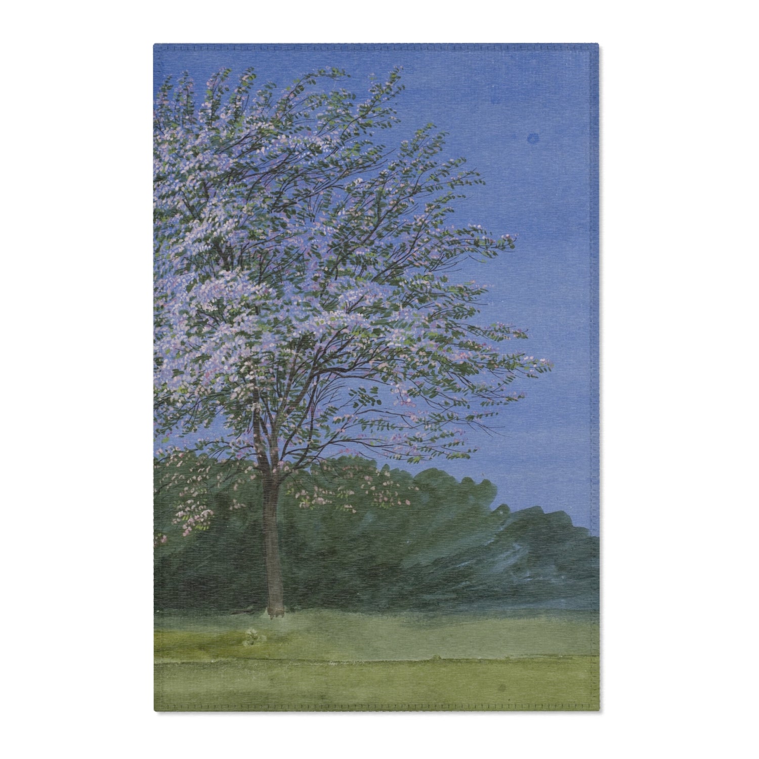 Study of a Tree in Bloom - William Turner Area Rug